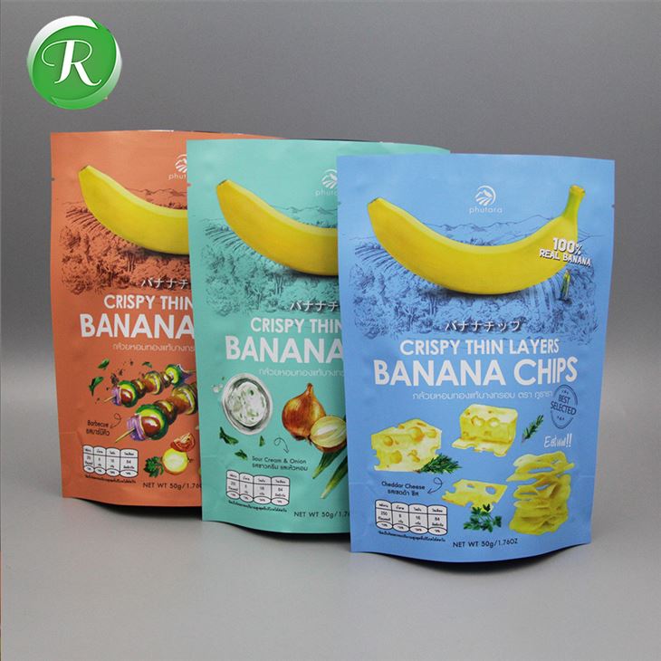 Dried Banana Chips Packages