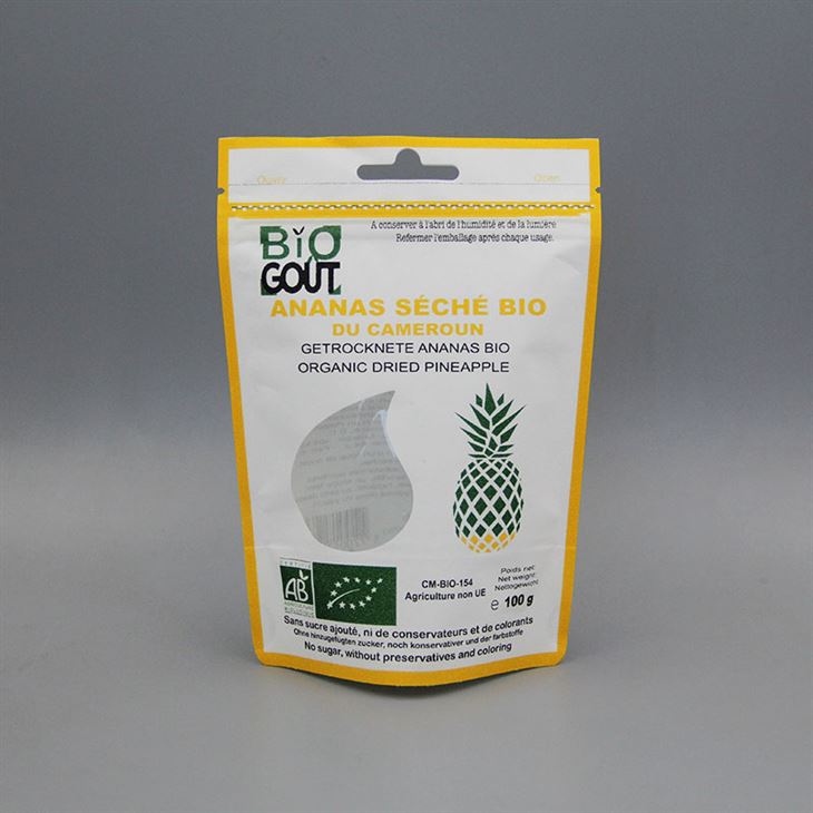 Dried Pineapple Paper Packaging