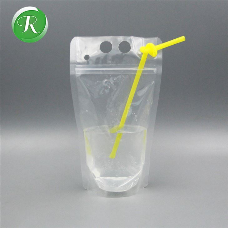 Drink Pouch With Straw