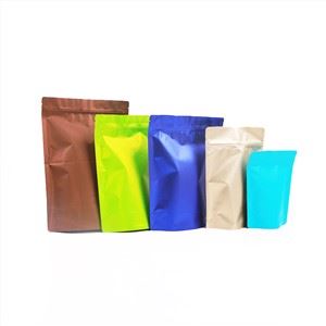Matt Surface Custom Printing Heat Seal Zipper Resealable Mylar Bags Customized